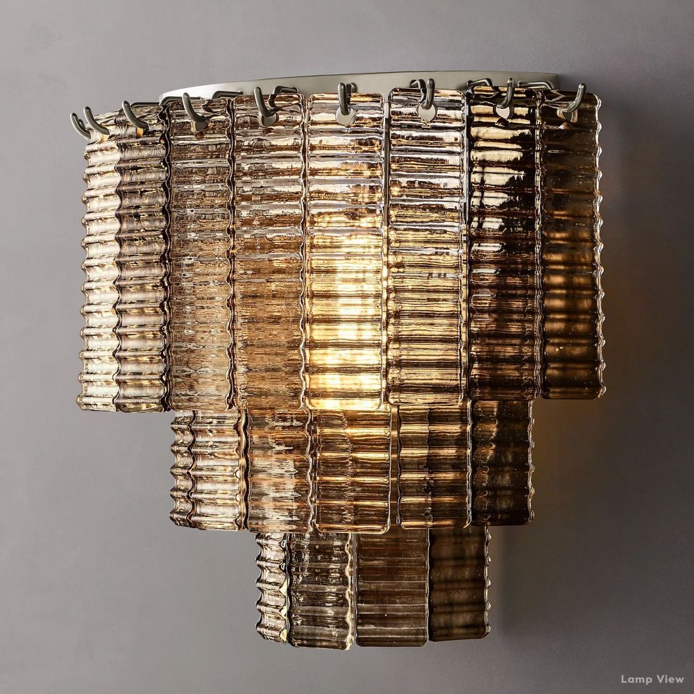 Sirene Molded Glass Wall Sconce