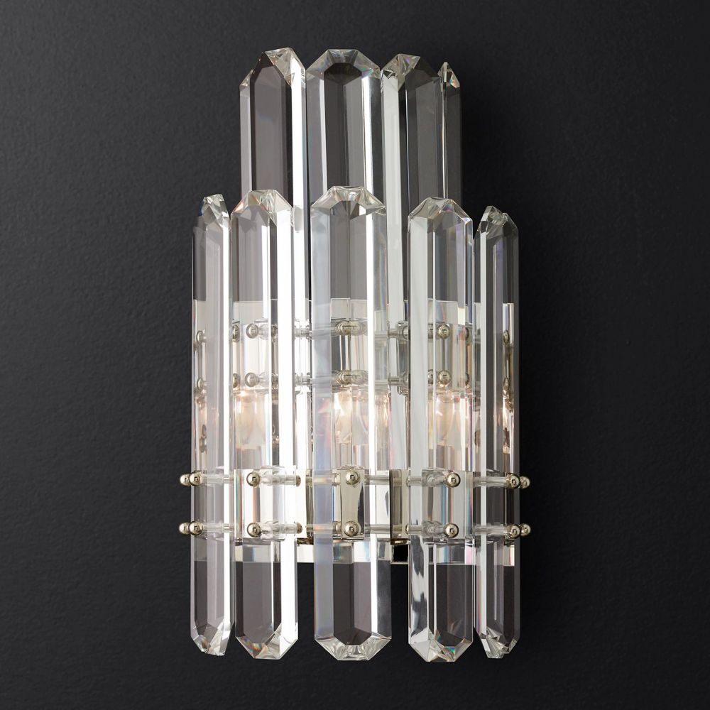 Mirello Prismed Crystal Wall Sconce