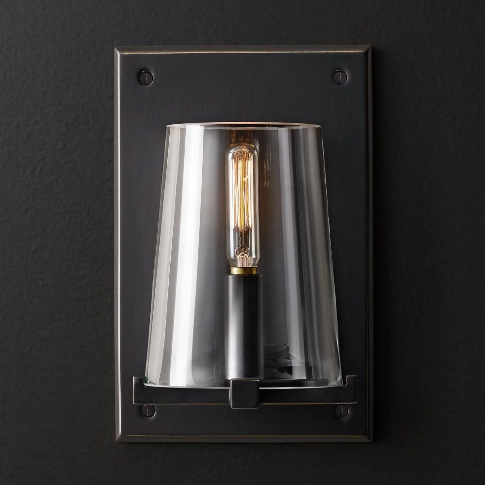 Pauillac Classic Glass Wall Sconce