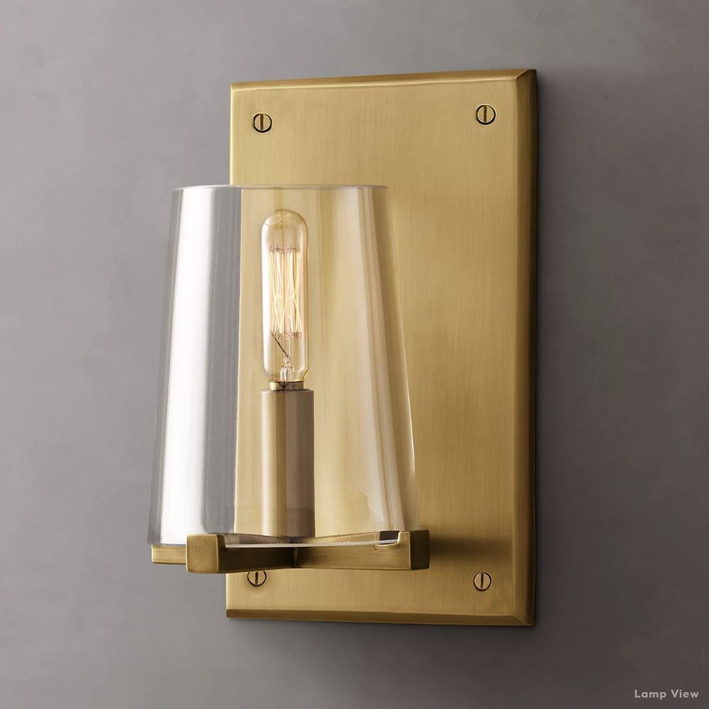 Pauillac Classic Glass Wall Sconce