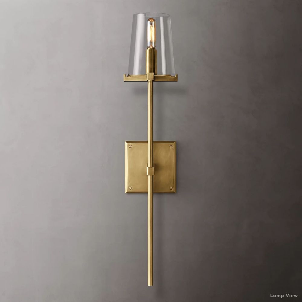 Pauillac Classic Glass Grand Wall Sconce