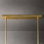 Boule Geometric Cristal Double Linear Chandelier 60"