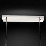 Boule Geometric Cristal Double Linear Chandelier 60"