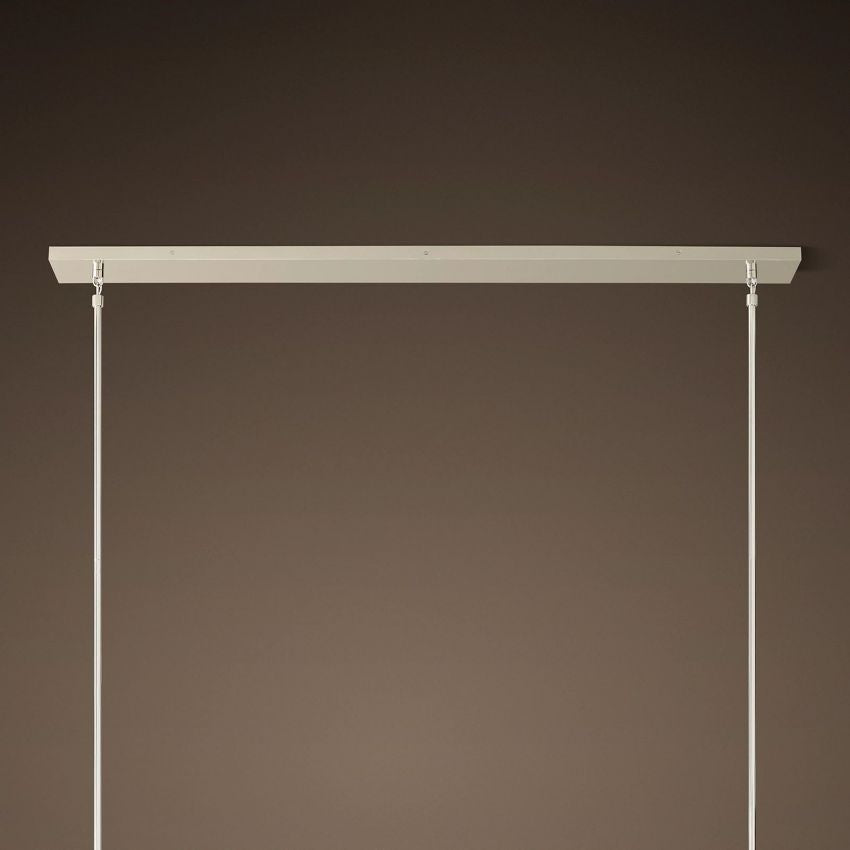 Boule Geometric Cristal Linear Chandelier 48"