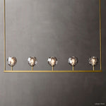 Boule Spherical Cristal Linear Chandelier 48"