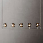 Boule Spherical Cristal Linear Chandelier 48"