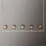 Boule Geometric Cristal Linear Chandelier 48"