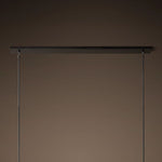 Boule Geometric Cristal Linear Chandelier 48"