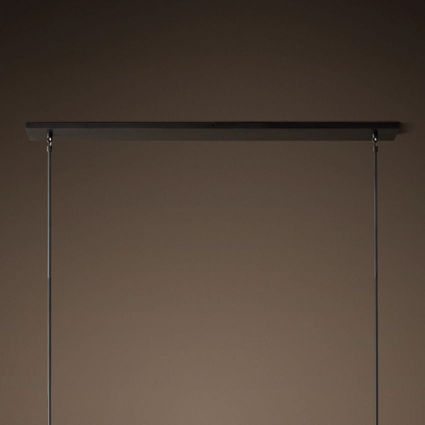 Boule Geometric Cristal Linear Chandelier 60"