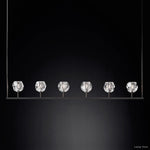 Boule Spherical Cristal Linear Chandelier 60"