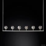 Boule Spherical Cristal Linear Chandelier 60"