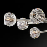 Boule Geometric Cristal Oval Chandelier 72"