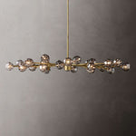 Boule Geometric Cristal Oval Chandelier 72"