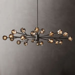 Boule Geometric Cristal Oval Chandelier 72"