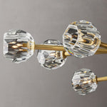 Boule Geometric Cristal Oval Chandelier 72"