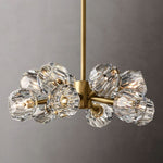Boule Geometric Cristal Round Chandelier 24"