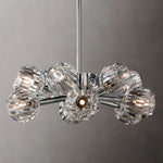 Boule Geometric Cristal Round Chandelier 24"