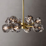 Boule Geometric Cristal Round Chandelier 24"
