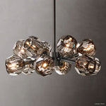 Boule Geometric Cristal Round Chandelier 24"