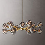 Boule Geometric Cristal Round Chandelier 36"