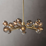 Boule Geometric Cristal Round Chandelier 36"