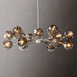 Boule Geometric Cristal Round Chandelier 36"