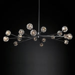Boule Geometric Cristal Round Chandelier 72"