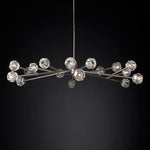 Boule Geometric Cristal Round Chandelier 72"