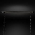 Odeon Layered Crystal Rectangular Chandelier 59"