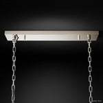 Odeon Fringed Crystal Rectangular Chandelier 72"