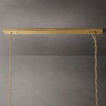 Odeon Layered Crystal Rectangular Chandelier 72"