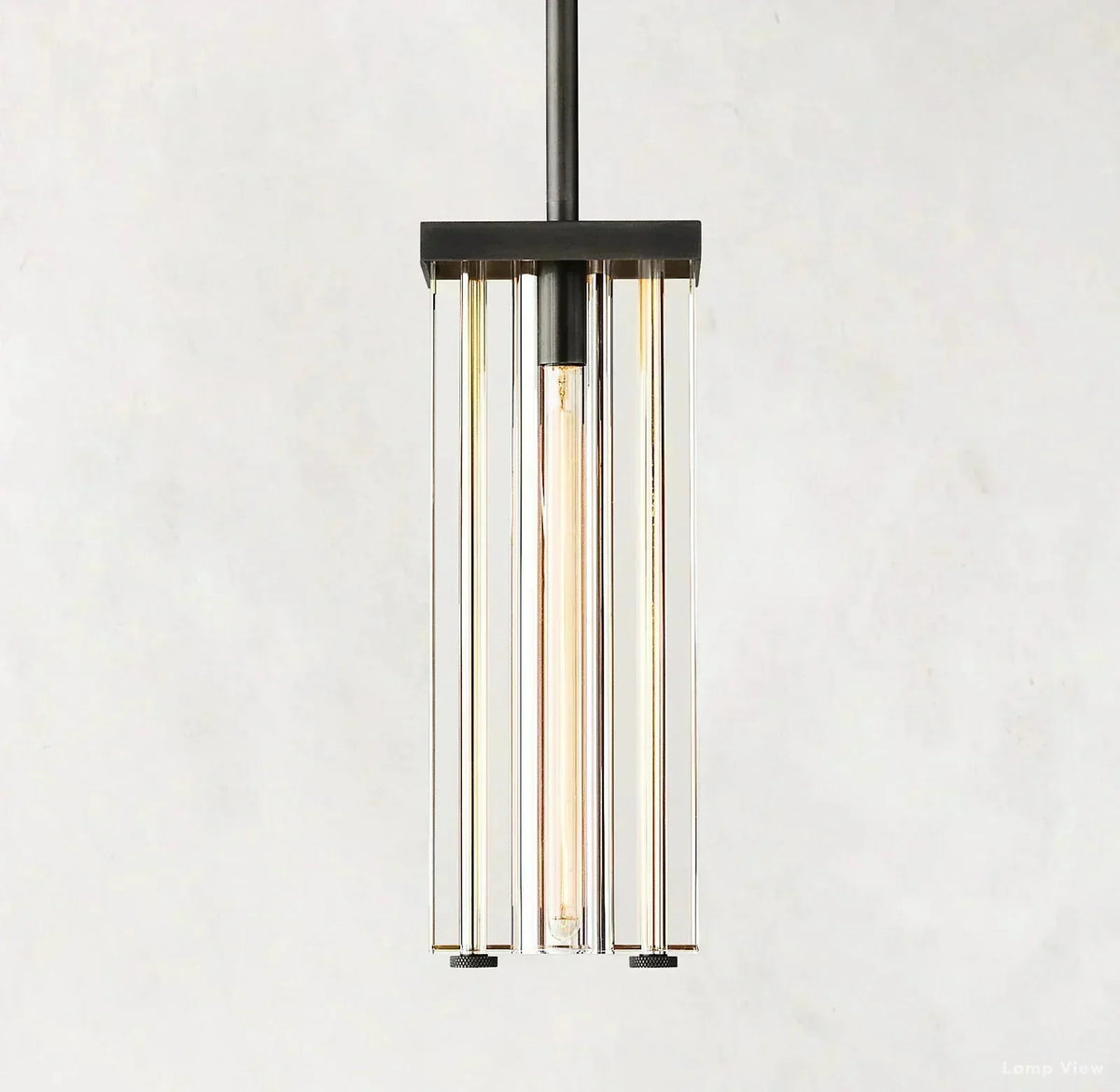 Savile Nested Crystal Square Pendant Light