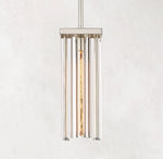 Savile Recessed Crystal Square Pendant Light