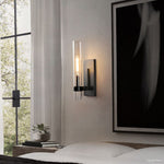 Ravelle Clear Glass Wall Sconce