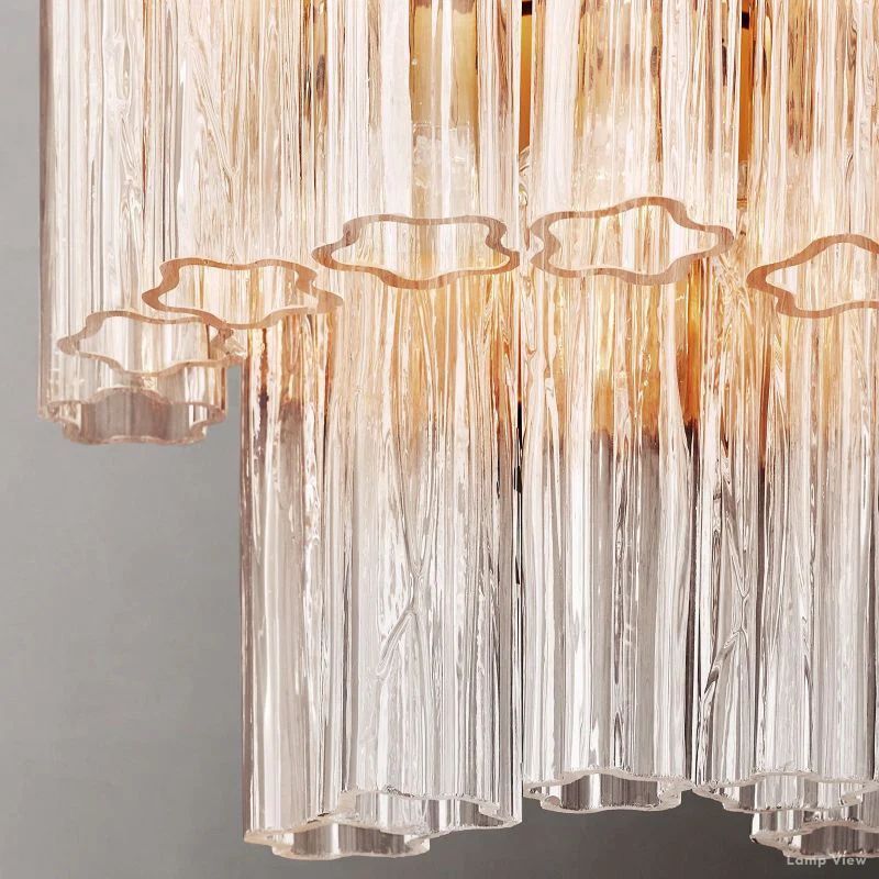 Cielo Ridged Glass Wall Sconce