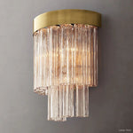 Cielo Ridged Glass Wall Sconce