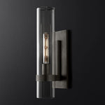 Ravelle Clear Glass Wall Sconce