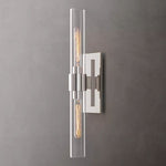 Ravelle Clear Glass Linear Wall Sconce