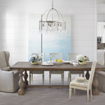 Aubrey Trailing Crystal Tiered Round Chandelier