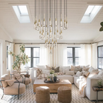 Soltaire Cascading Crystal Round Chandelier