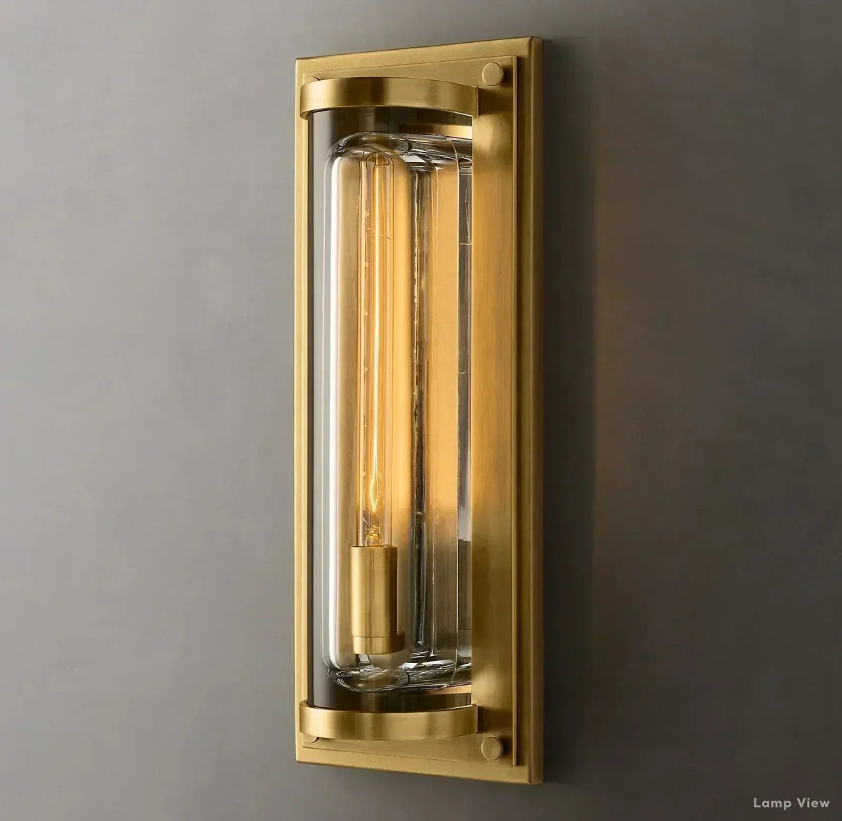 Savile Recessed Crystal Round Wall Sconce