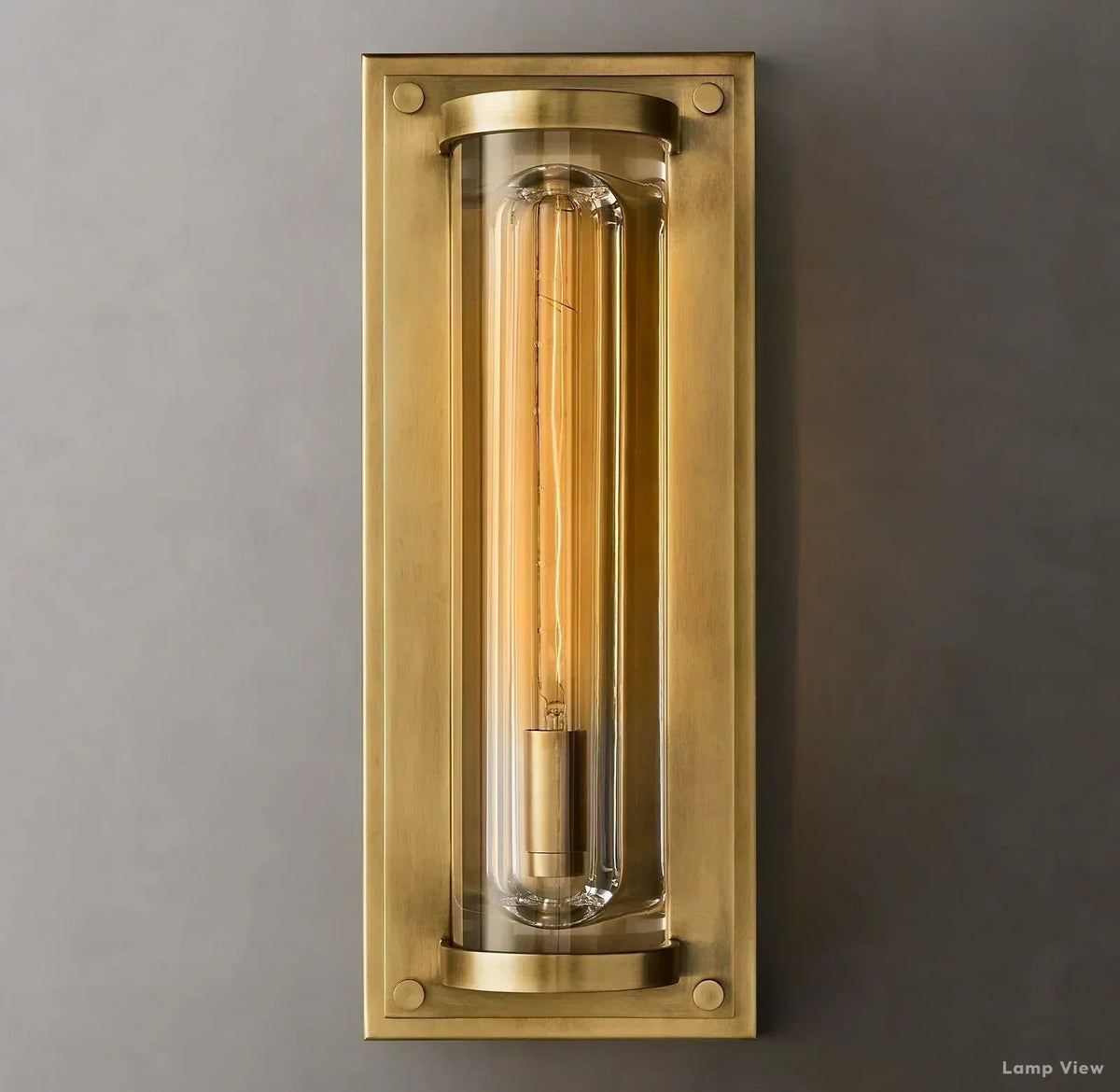 Savile Recessed Crystal Round Wall Sconce