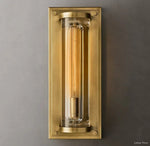 Savile Recessed Crystal Round Wall Sconce