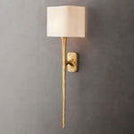 Thaddeus Forged Metal Shaded Wall Sconce