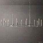 Thaddeus Forged Metal Linear Chandelier 72"