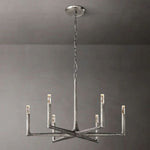 Thaddeus Forged Metal Round Chandelier 36"
