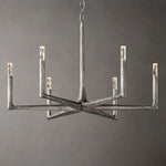 Thaddeus Forged Metal Round Chandelier 36"