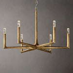 Thaddeus Forged Metal Round Chandelier 36"