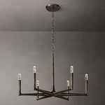 Thaddeus Forged Metal Round Chandelier 36"