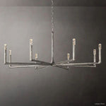 Thaddeus Forged Metal Round Chandelier 60"